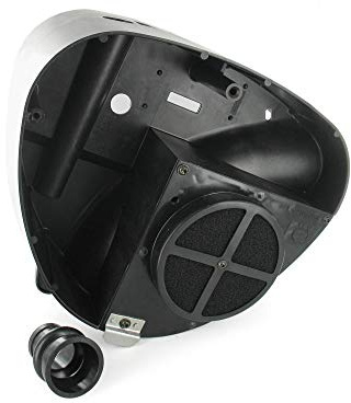 TUNING-AIRBOX, Gehäusemittelteil (Luftkasten) Luftauslass ø 36mm - inklusive FILU Tuningluftfilter + Spezial-Ansaugmuffe - (für Metallseitendeckel) - S50, S51, S70