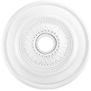 Roseta decorativa para paredes y techos (Decoración Techo rossete pared antigolpes Ø60 cm, R139