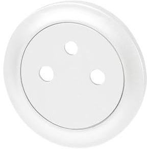 Legrand 068111 Enjoliveur Céliane pour Prise de Courant 2P+T Surface, Blanc