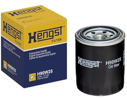 HENGST - Ölfilter H90W25 - Öl-Anschraubfilter für KFZ | Hochwertiger Motorölfilter für KFZ mit Otto- oder Dieselmotor - Robuster Ölfilter mit hoher Schmutzaufnahmefähigkeit