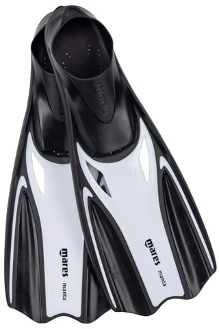 Mares Aquazone Manta Junior, Schnorchelflosse Kinder - Unisex, Weiß, 27/30 EU