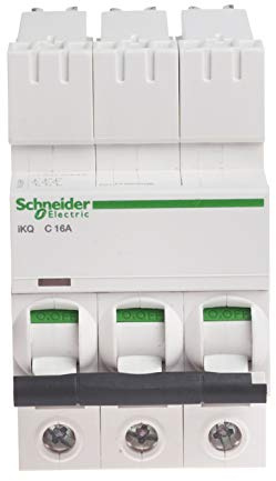 Schneider Electric, SE10C316, IKQ, disjoncteur miniature, 3P, 16A, C MCB