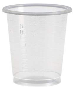 EVENTpac 450 Schnapsbecher Schnapsgläser aus Plastik Pinnchen Kunststoff Shots Medikamentenbecher/transparent / 2cl - 3cl Einweg Medi Becher