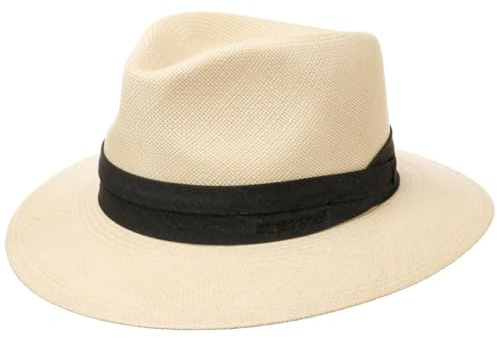Stetson Jefferson Traveller Panamastrohhut Herren Made in Ecuador UV Schutz 40+ Sommer