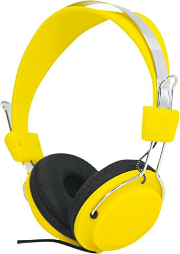 Soundlab Fashion Colours Stereo Headphones Yellow