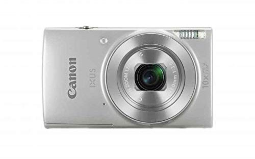 Canon IXUS 190 Digitalkamera (20 MP, 10x optischer Zoom, 6,8cm (2,7 Zoll) LCD Display, WLAN, NFC, HD Movies) Silber