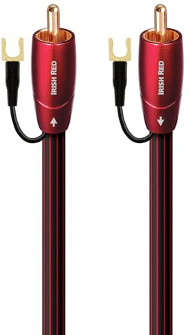 AudioQuest 8 m Irish Red RCA Câble audio Noir - Câbles audio (RCA, RCA, 8 m, noir)