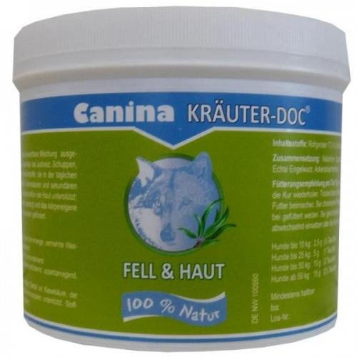 Canina Pharma KRÄUTER-DOC Fell & Haut 150 g, Hundepflege, Tierpflege
