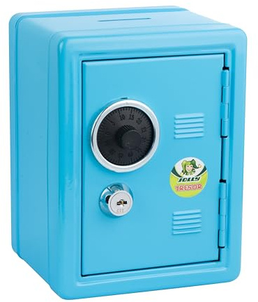 Jolly 9920 – 0002 – Hucha, diseño caja fuerte en color azul oscuro