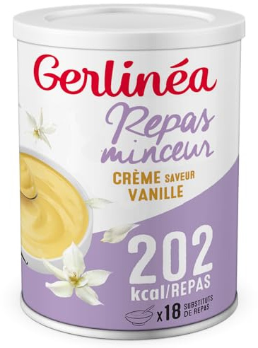 Gerlinéa - Crème Repas Minceur - Substitut de Repas Complet et Rapide - Saveur : Vanille - 540 g(L'emballage peut varier)