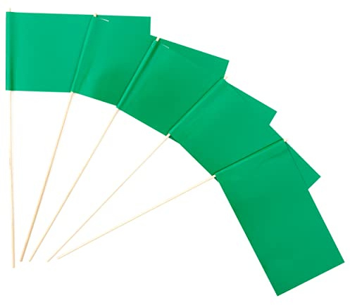 Papierfähnchen: Grün 50er Packung