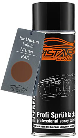 TRISTARcolor Autolack Spraydose für Datsun/Infiniti/Nissan EAR Orange Metallic Basislack Sprühdose 400ml