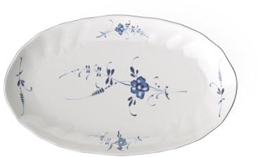 Villeroy & Boch Vieux Luxembourg Rabanera, Porcelana Premium, Blanco/Azul