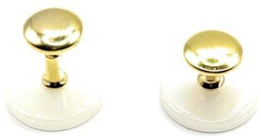 Uniform Store London - Kragennieten für Halsband, Metall, Gold, R357-358, Rivets on both front and back