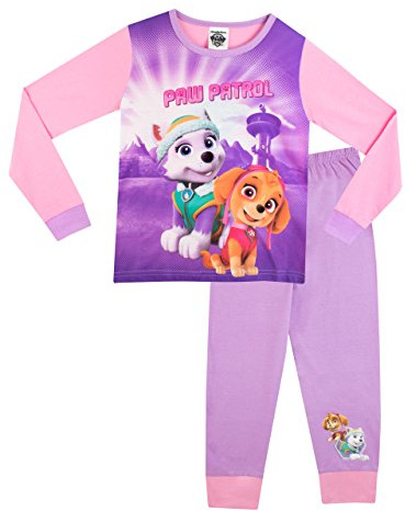 PAW PATROL Mädchen Everest und Skye Schlafanzug 104
