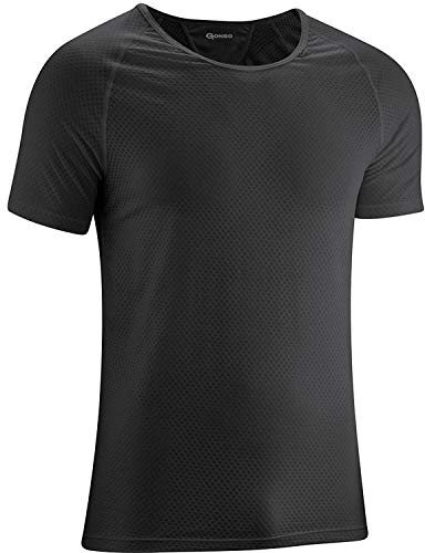 Gonso Herren U-shirt Gonso Herren Fahrradunterhemd Pete, Schwarz, L EU