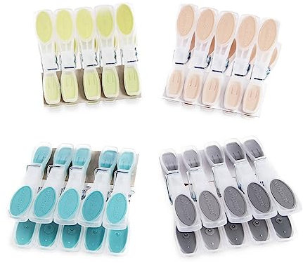 Wham Soft Grip Clothes Pegs, 20 pegs