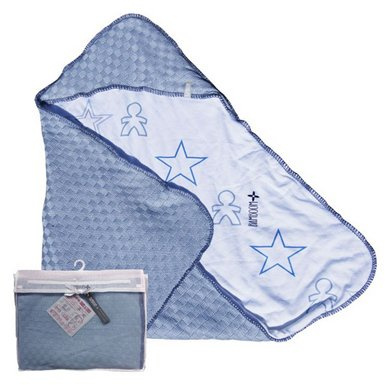Bamboom 104–000–038 Travel & Cover Strickdecke, blau