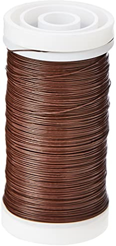 Efco Brauner Blumendraht, 0,35 mm/100 g