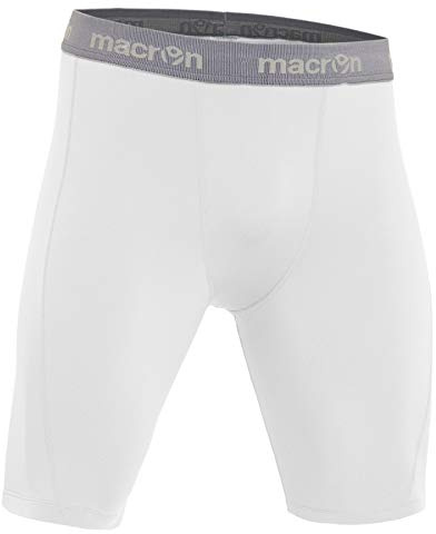 Bermuda Scaldamuscoli Macron QUINCE Sliding Short bianco taglia M