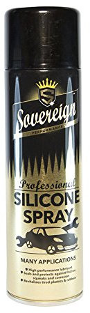 Sovereign High Performance Silicone Spray - Anti Static Lubricant - 500ML Cans