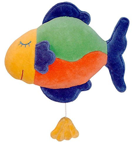 Trullala Spieluhr, Musikspieluhr Motiv: Fisch, 20 cm, bunt