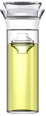 Savino Connoisseur | Glass Wine Saving Carafe | Clear | 750ml | Keep Non-Sparkling Wines Fresh Up to 7 Days | Luxury Preserver | Dishwasher Safe | Unique Gift | Red & White Wines