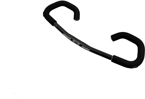 ergotec Fahrradlenker Lenkerbügel AHS-Basic Sport 25.4 / Aluminium AL6061-T6, mit Lenkerenden, Comfort und Soft-Griffüberzug, schwarz-sand, 17651001