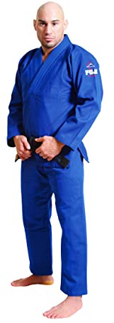FUJI All-Around Brazilian Style Jiu Jitsu Uniform, Blue, Size A3