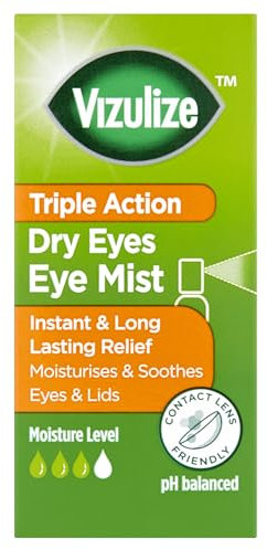 Vizulize Triple Action Soothing Relief Dry Eye Mist, 10ml