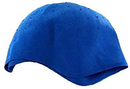 Sibel Bonnet en caoutchouc bleu