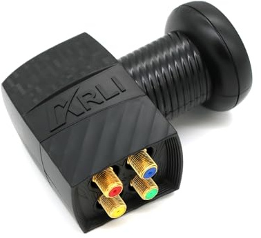 UHD Quad LNB ARLI Sat Digital 4K 0,1 dB Ultra HD Conexión directa 4 asignaturas doradas contactos extensibles Protección contra la intemperie Universal Lmb Sistema Satélite Quattro Switch High Band