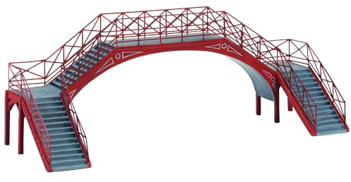 Hornby R8641 OO Gauge Platform Footbridge - Model Railway Accessories, Miniature Diorama Scenery for Hornby Train Sets - Lifelike Train Platform Footbridge Model - Scale 1:76 | Model Railway Accessories, Miniature Diorama Scenery for Hornby Train Sets, Lifelike Train Platform Footbridge
