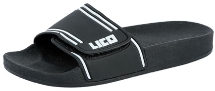 Lico Coast V, Scarpe Da Spiaggia E Piscina Uomo, Nero Schwarz Weiss, 47 EU