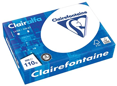 Clairalfa multifunktionspapper, DIN A4, 110 g/kvm, extra weiá