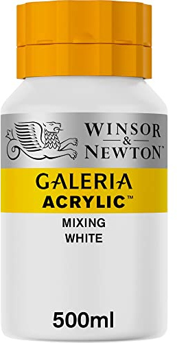 Winsor & Newton Galeria 2150415 Akrylfärg, Vit, 500 ml