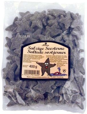 Rexim Salzige Seesterne Lakritze extra stark 400 g