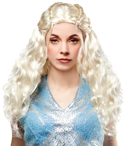 Rubies Offiziell House of Dragon Daemon Targaryen Perücke Damenkostüm, Verkleidung für Damen, Größe One Size