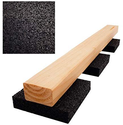 25 unidades, almohadilla para terraza, 20 mm, granulado de goma, construcción de terrazas