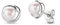 MIORE Schmuck Damen, 925 Sterling Silber, Perlen Ohrringe, Ohrstecker Silber 925 mit Weiße Süßwasser-Zuchtperlen, Hypoallergene Ohrringe Damen, Perlenschmuck in hochwertiger Schmuckbox