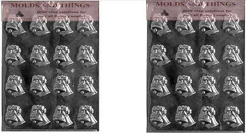Wedding Bell Chocolate Mold – Small Wedding Bells Candy Mold for DIY Chocolate Making, Wedding Party Favors, Cake Toppers & Cake Decorations Perfect for Brides & Grooms, bridal showers, anniversaries