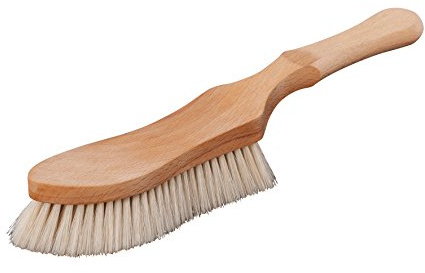 Redecker Natural Pig Bristle Clothes Brush with Oiled Beechwood Handle, 11-3/8-Inches