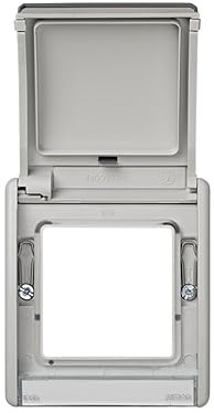 Simon 4400092-035 placa de pared y cubierta de interruptor Gris