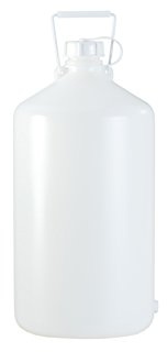 hünersdorff Vorratsbehälter / Ballon / Vorratsflasche besonders dickwandig, robust und bruchsicher, chemische Beständigkeit, 25 Liter, Made in Germany