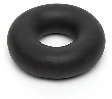 Lovehoney Comfort Cock Ring - Thick Stretchy Penis Ring - Snug & Comfortable - Adult Couple Sex Toy Gifts for Bedroom Play - Waterproof - Black