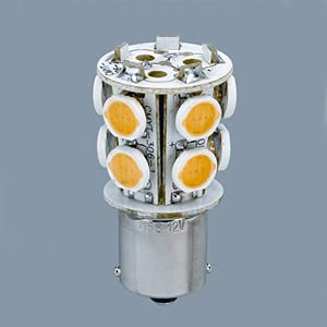 2PCS Marine RV Trailer Bus LED Bulb B15D HIGH Power Double Contact Parallel PINS