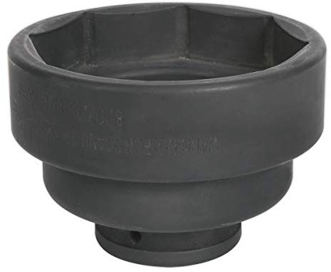 Sealey CV004 Eckige Vorderradnabe/Steckschlüsselmutter für Scania-LKW, 14 x 15.5 x 11 cm