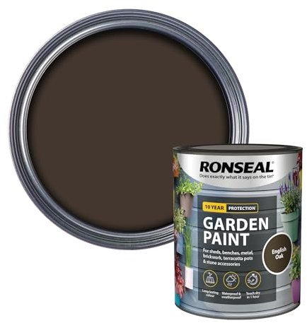 RONSEAL RSLGPEO750 GPEO750 Gartenfarbe, Englische Eiche, 750 ml, 750 ml