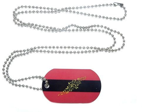 Dog Tag Deutsche Burschenschaft Erkennungsmarke 30 x 50 mm Fahne Flagge