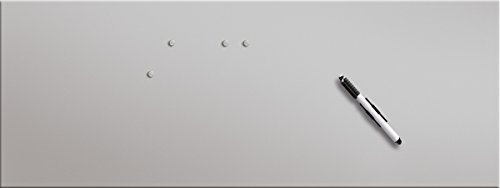 Eurographics Glasmagnettafel, Grey/Grau